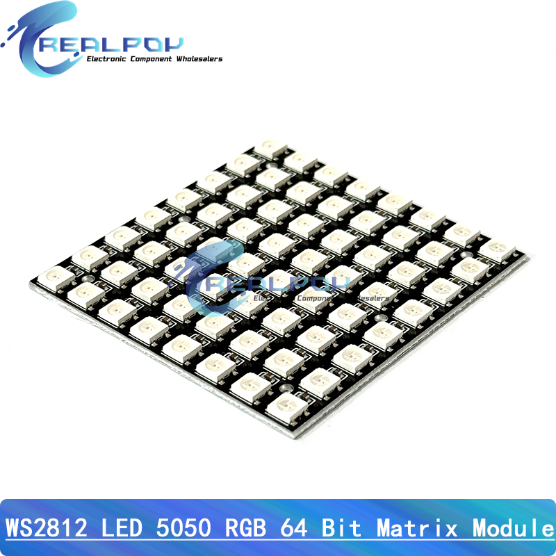 Rgb Led Matrix 8X8 - WS2812 LED 5050 RGB 8x8 64-bits
