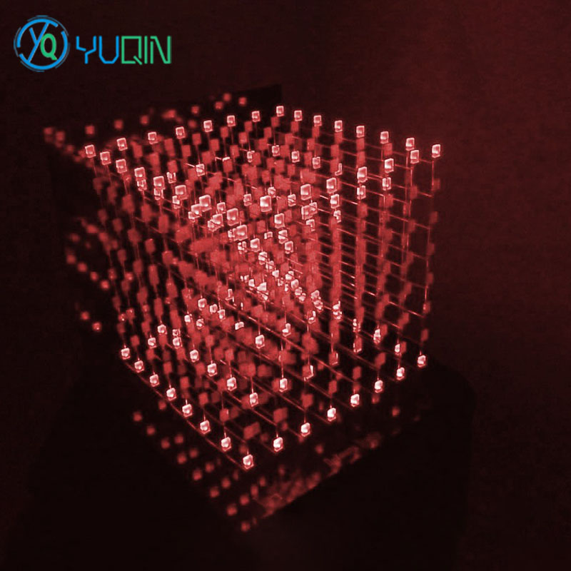 DIY 3D8 LED Cube Kit 8x8x8 met - Rgb Led Matrix 8X8 recensie en prijs