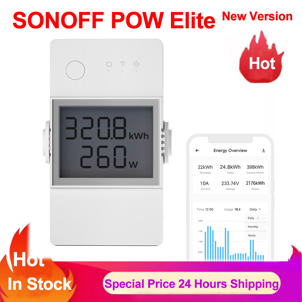 SONOFF POW Elite Slimme Energi - Sonoff Basic Switch recensie en prijs
