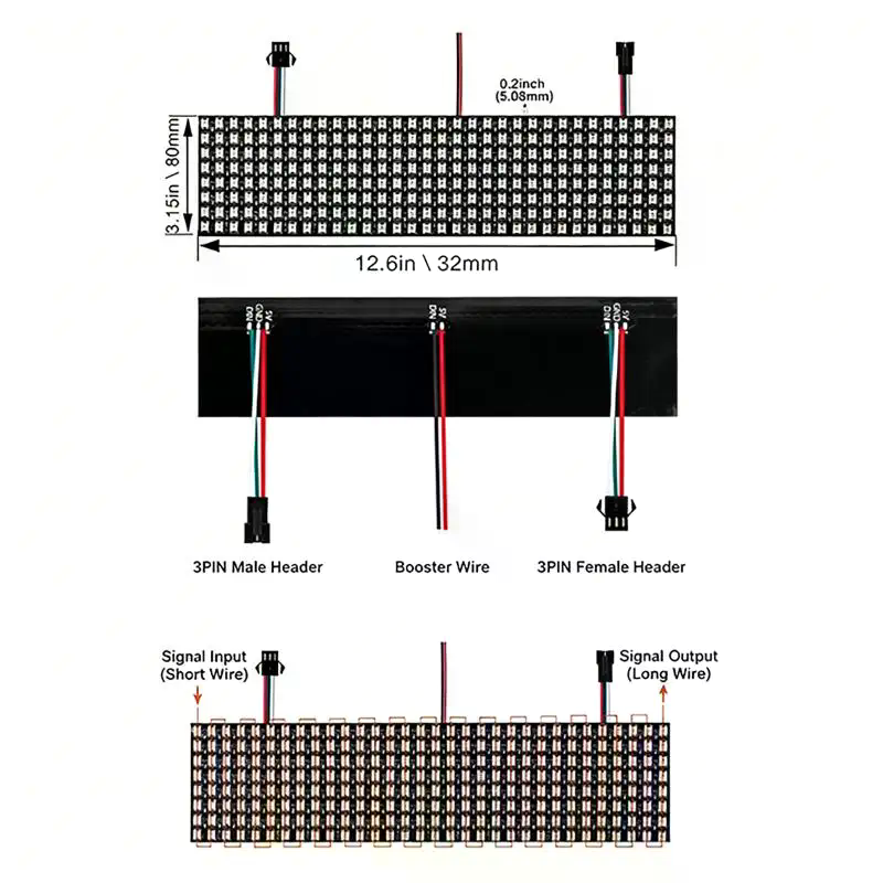 WS2812B Smart Pixel Module Mat - Rgb Led Matrix 8X8 recensie en prijs